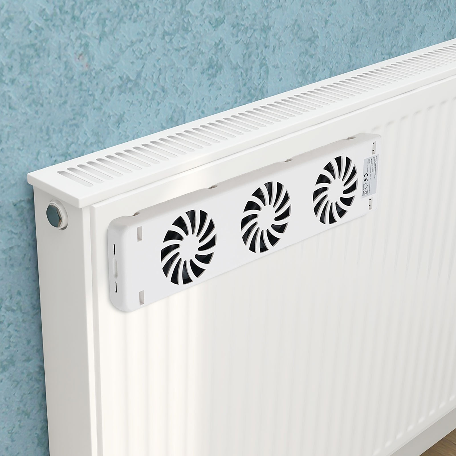 3 ファンラジエーター磁気スマート冷却ファンスーツ暖炉ファンラジエーターブースター簡単なインストール換気扇 EU プラグ