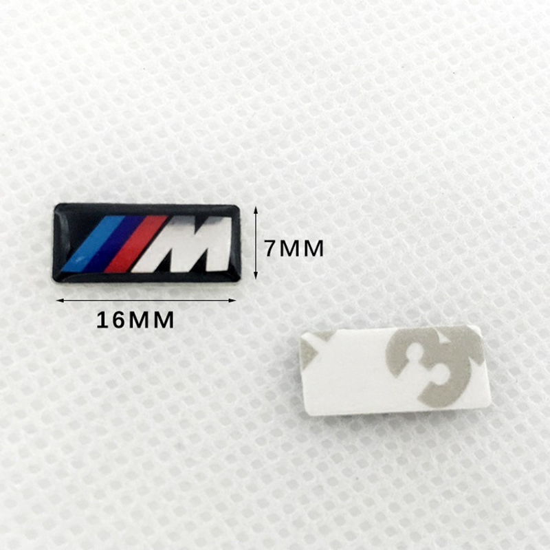 10 stücke 16mm 19mm Logo M Emblem Lenkrad Abzeichen Felge Aufkleber Für BMW E39 E46 E30 E36 E87 E60 E90 F30 F20 X3 X5 X6 Zubehör
