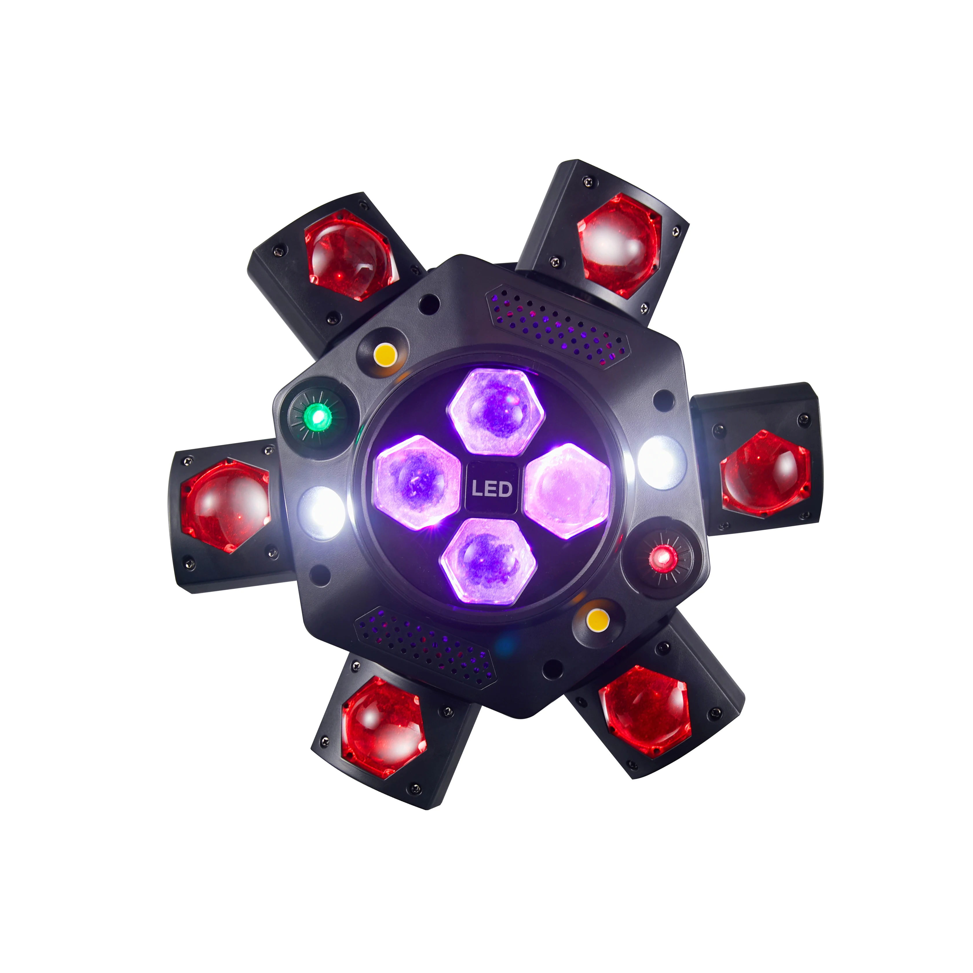 150 ワットムービングヘッドビームライト RG レーザーステージライト DMX ディスコライト RGB 回転パーティーバー