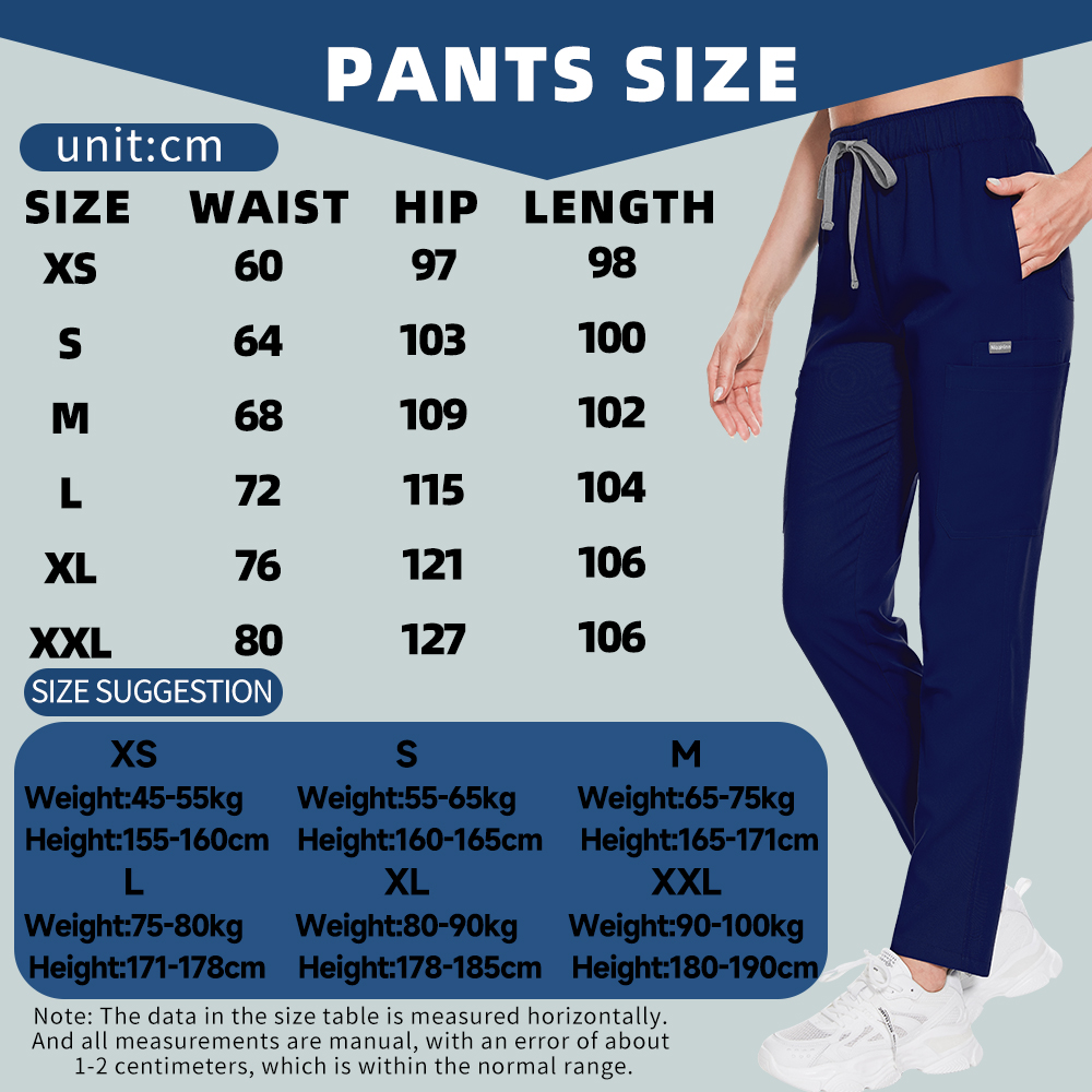 ใหม่ Workwear สีทึบขัดเครื่องแบบกางเกงคลินิกทันตกรรมผ่าตัดกางเกง Unisex หมอพยาบาล Medical กางเกง