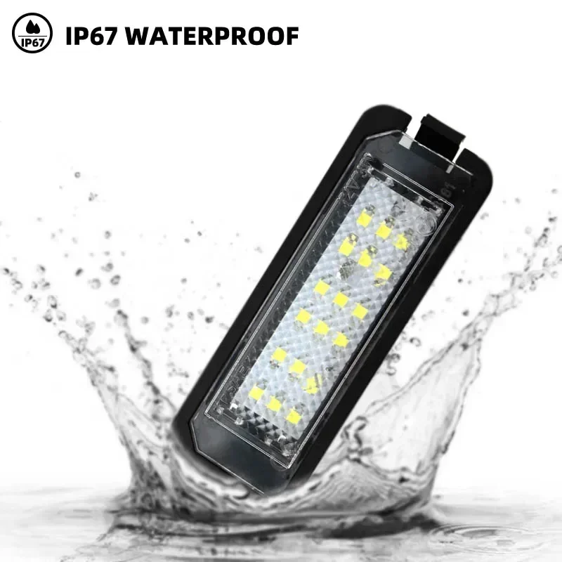 12v luzes da placa de licença do carro lâmpada led acessórios automóveis para vw golf 4 5 6 7 mk4 mk7 passat cc scirocco skoda assento leon ibiza