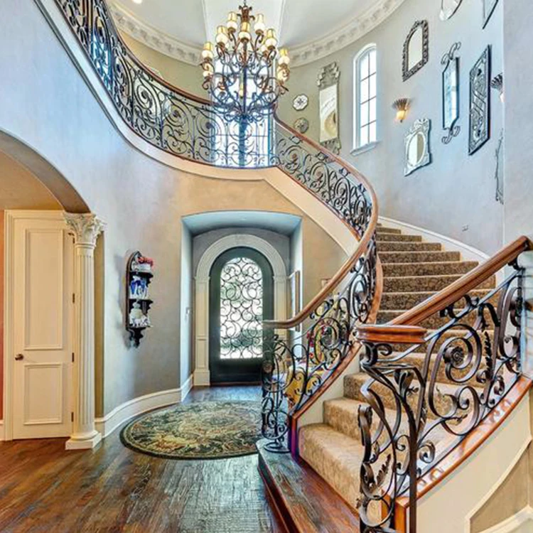 Balaustrada do aço inoxidável, corrimão da escada, cor do ouro, estilo novo, preço