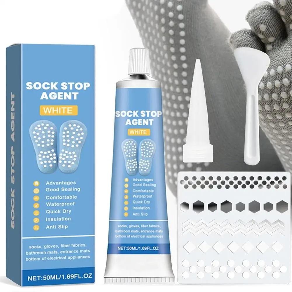 ใหม่ Quick-Drying Non-SLIP กาวโปร่งใส DIY Anti SLIP ถุงเท้ากาวกันน้ําถุงเท้าหยุดตัวแทนสําหรับถุงเท้า Grip
