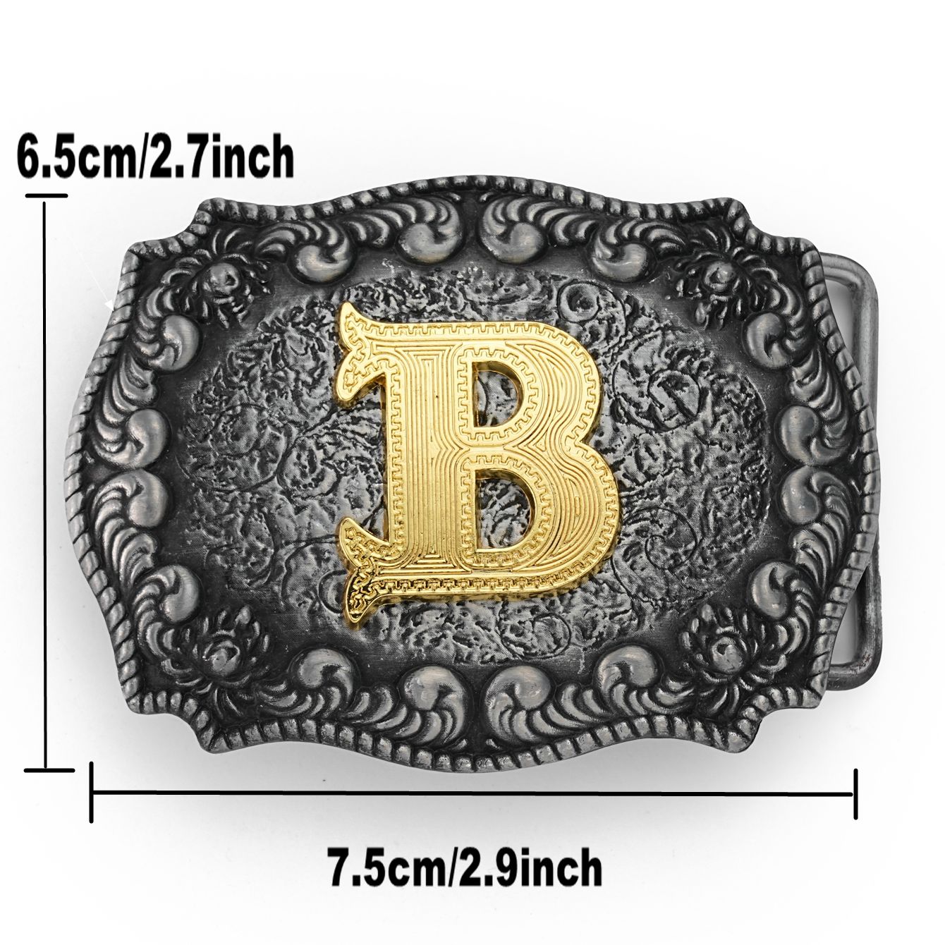 Gürtelschnalle mit Western-Cowboy-Buchstaben – stilvolles und einzigartiges, stilvolles Taillen-Accessoire