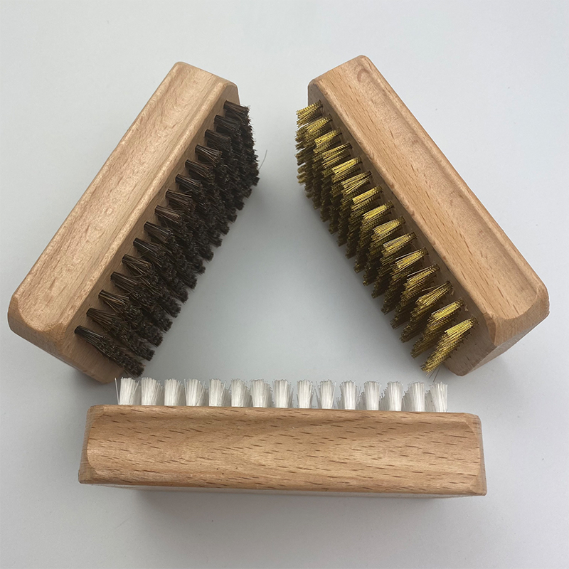 3Pieces Nylon Snow Wax Brush Ski Brush Copper Wire Cleaning Brush Nylon Polishing Brush Copper Brush