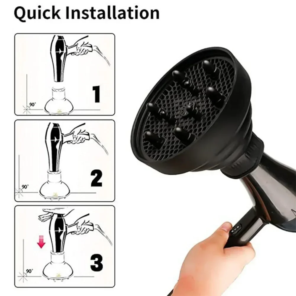 Siliconen Haar Styling Tool Accessoires Geschikt Universele Haar Krul Diffuser Cover Diffuser Schijf Haardroger Krullend Drogen Blower