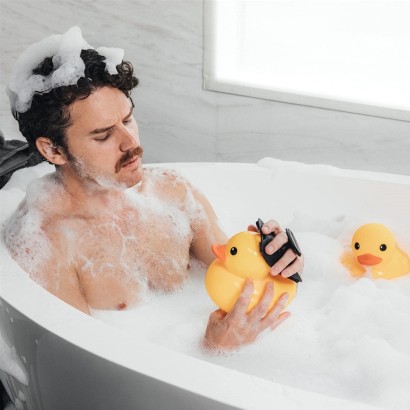 Dropshipping ซิลิโคนแปรงทำความสะอาดด้วยตนเอง Body Cleansing Scrubber Shower Gentle Exfoliating แปรงนวดสำหรับชาย