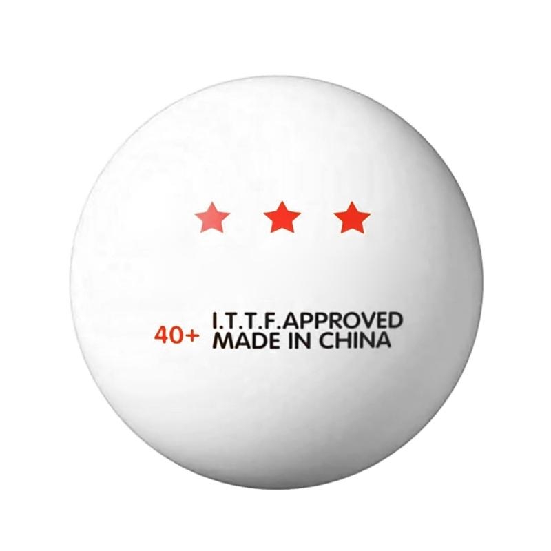 10 Stück Tischtennis ball Ersatz Pingpong Ball 3-Sterne Standard Tischtennis ball für Indoor/Outdoor Tischtennis platte