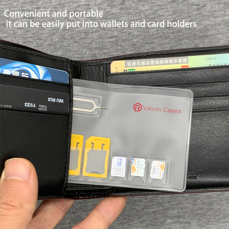 Portátil SIM Micro Pin Nano Cartão de Memória Armazenamento Bolsa Caixa Suporte Protetor de Cartão SIM