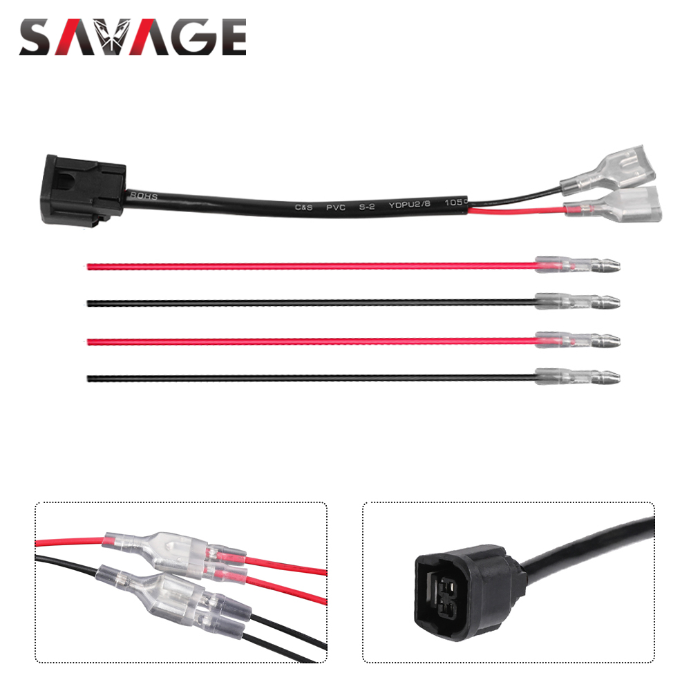 Y-разветвитель кабеля, разъем питания, 12 В для HONDA XL750 Transalp 750 CRF250L CRF300L CRF1000L CRF1100L Africa Twin