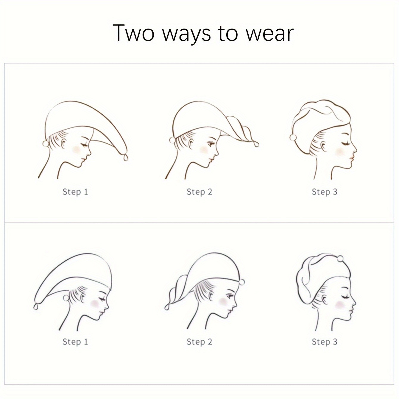 1Pc Droge Hari Cap, Coral Fleece, Polyesler Haardrogen Snelle Handdoek Microfiber Douche Enkele Bandana Cap Dames