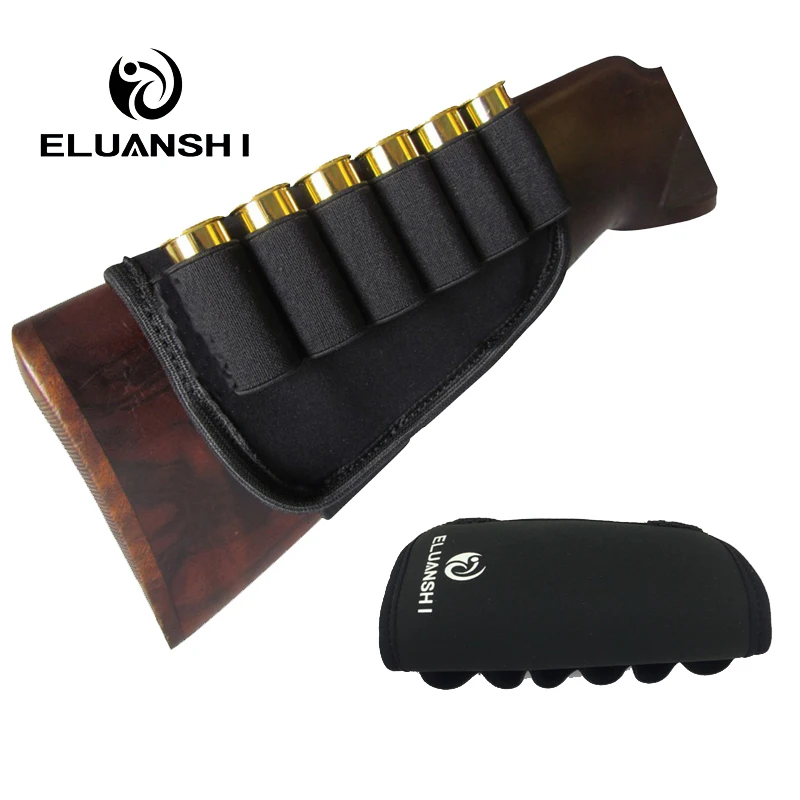 Engrosamiento, previene el deslizamiento, culata elástica, calibre 12, estuche para munición, funda cartuchera, bolsas de caza, fundas, accesorios para pistola, nailon molle
