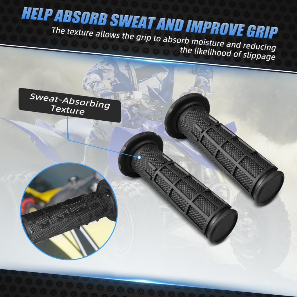 ATV Universal 7/8" Gummi-Handgriffe für Yamaha Raptor 700r 600Rr 250 yfz450 Warrior Banshee 350 Blaster 200 CAN AM Kawasaki