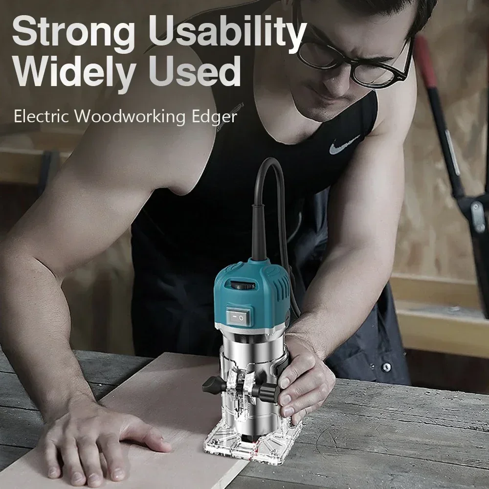 Электрический обрезной станок, 6 скоростей, 800 Вт, 30000 об./мин.