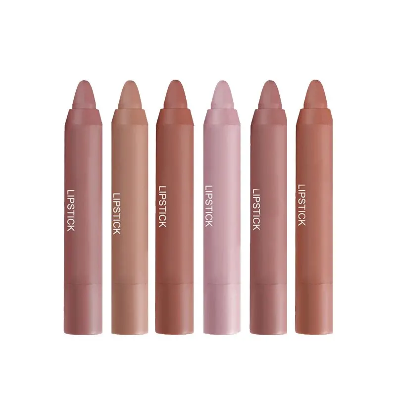 ปากกาลิปสติกกำมะหยี่ Subgloss ปากกาสีถั่วชานมสีลิปบาล์มสีไม่ซีดหมุนปากกาลิปสติก