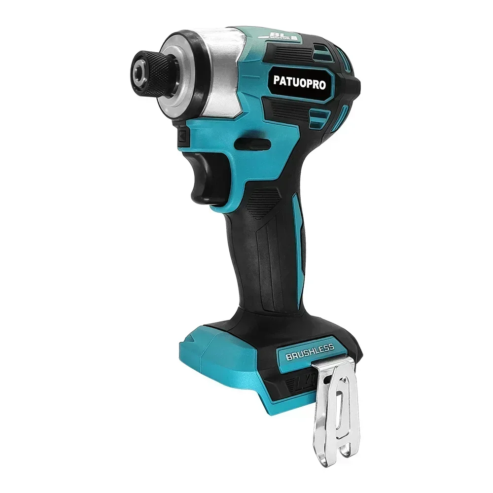 5-Speed Brushless Electric Drill Driver 1/4" Cordless Impact Screwdriver Handheld Power Tools For Makita 18V Battery(No Battery)