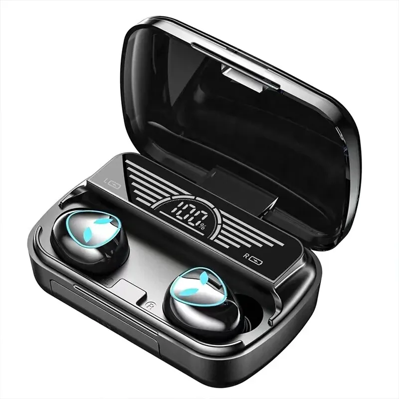 Auriculares TWS con Control táctil inteligente, inalámbricos, compatibles con Bluetooth, pantalla LED resistente al agua con micrófono