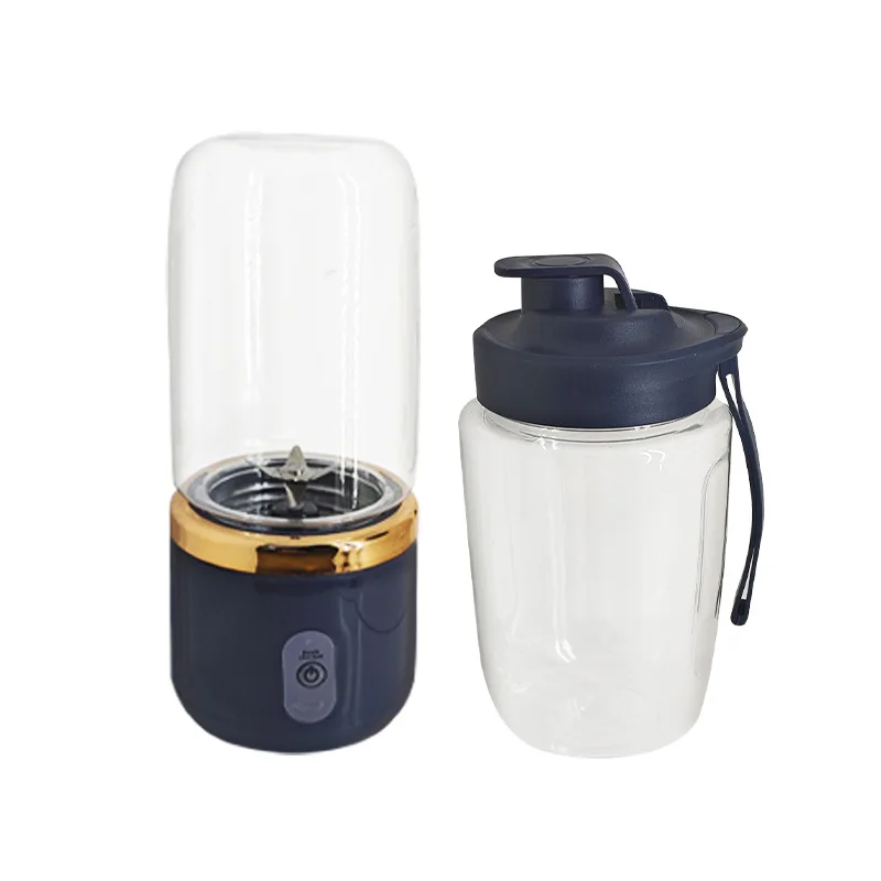 เครื่องคั้นน้ําผลไม้แบบพกพาเครื่องปั่น 400ml ผลไม้ไฟฟ้าคั้นน้ําผลไม้ USB ชาร์จมะนาวส้มผลไม้คั้นน้ําถ้วยเครื่องปั่นสมูทตี้เครื่อง 2 ถ้วย
