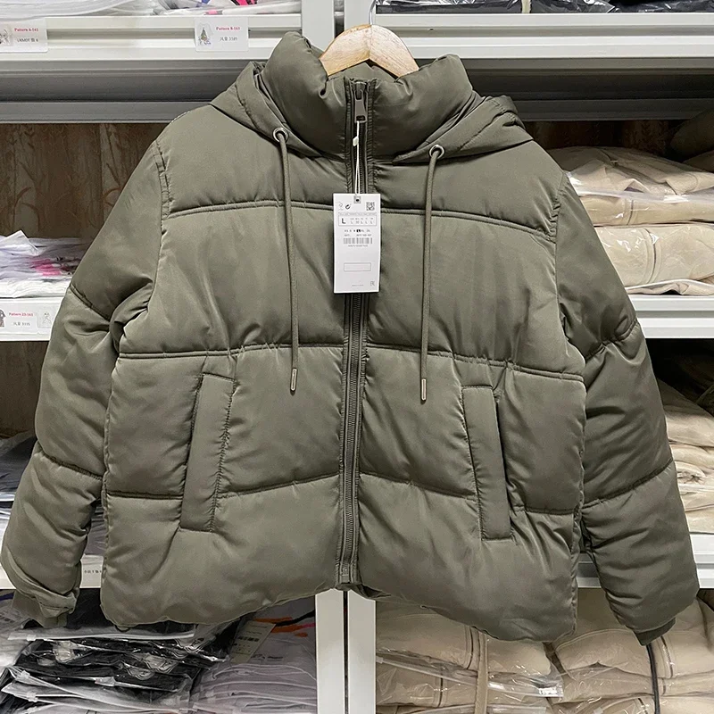 TRAF ZR-abrigo frío de invierno para mujer, chaquetas de invierno para mujer, Parkas térmicas cálidas, abrigo de invierno para mujer, ropa de abrigo femenina 2023