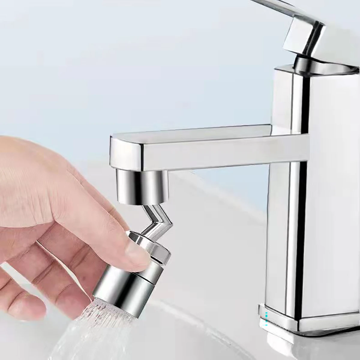 720 องศาหมุนก๊อกน้ํา Bubbler โหมดเดี่ยว Universal ก๊อกน้ํา Extender อะแดปเตอร์ห้องครัวห้องน้ํา Splash Proof ก๊อกน้ําหัวฉีด