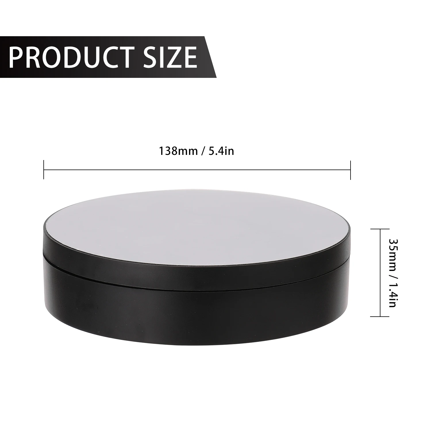 Max Load 4KG Multifunctional Rotating Display Stands Electric Turntable 360° Rotation Noiseless Rotating Table Jewelry Stand