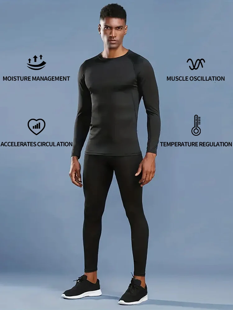 Kompressionsshirts für Herren, Rashguard, schnell trocknend, für Fitnessstudio, Fitness, Frühling, Strand, Surfen, Sport, Sport, Laufen, Workout, Tops, T-Shirts