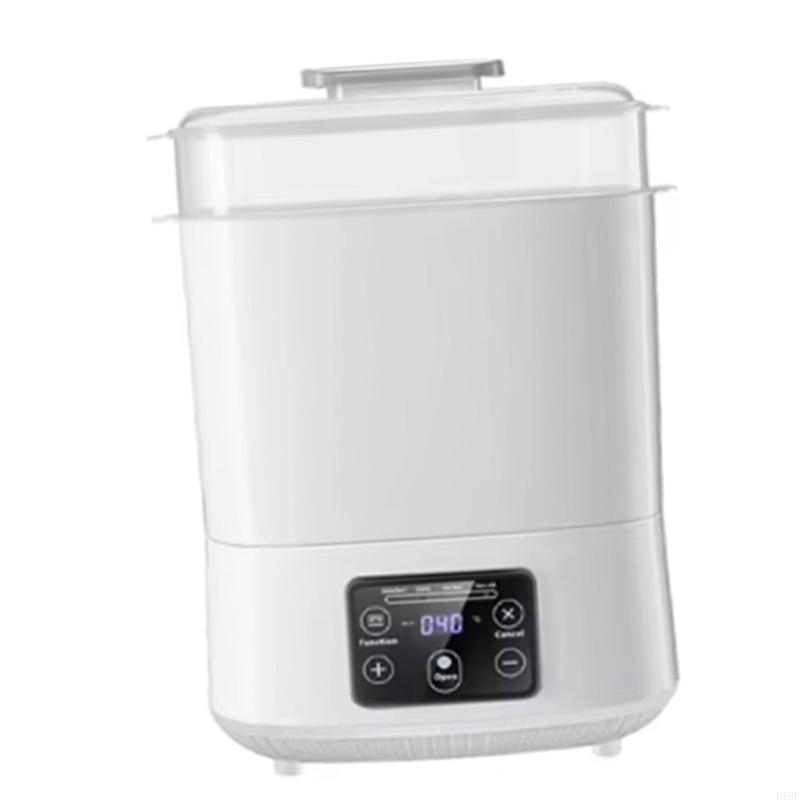 F19F portátil leite bebê portátil e esterilizador conjunto esterilizações para pais ocupados