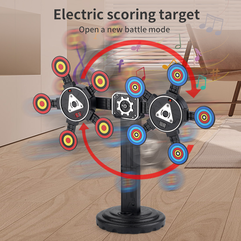 Automatic Return Electronic Scoring Target for Nerf Guns AWM Soft Bullet Gun Gel Ball Sprayer Against Practice 98K Eat Chicken