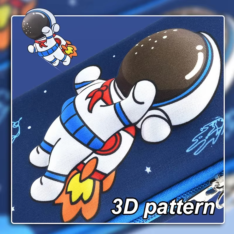 Kawaii 3D ดินสอยูนิคอร์น EVA ขนาดใหญ่ความจุกันน้ํากล่องดินสอสําหรับนักเรียนโรงเรียนเครื่องเขียนกระเป๋า