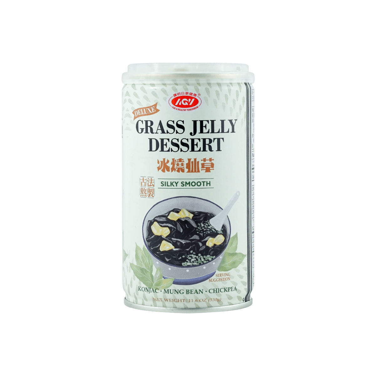 [10 Packs] AGV Deluxe Grass Jelly Dessert - 11.64oz Each, Authentic Asian Delicacy