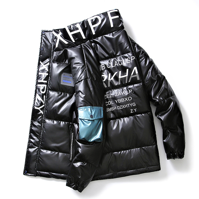 Chaqueta de invierno para hombre, Parkas gruesas, abrigo cálido con cuello levantado, ropa nueva a la moda, abrigo de invierno de algodón impermeable