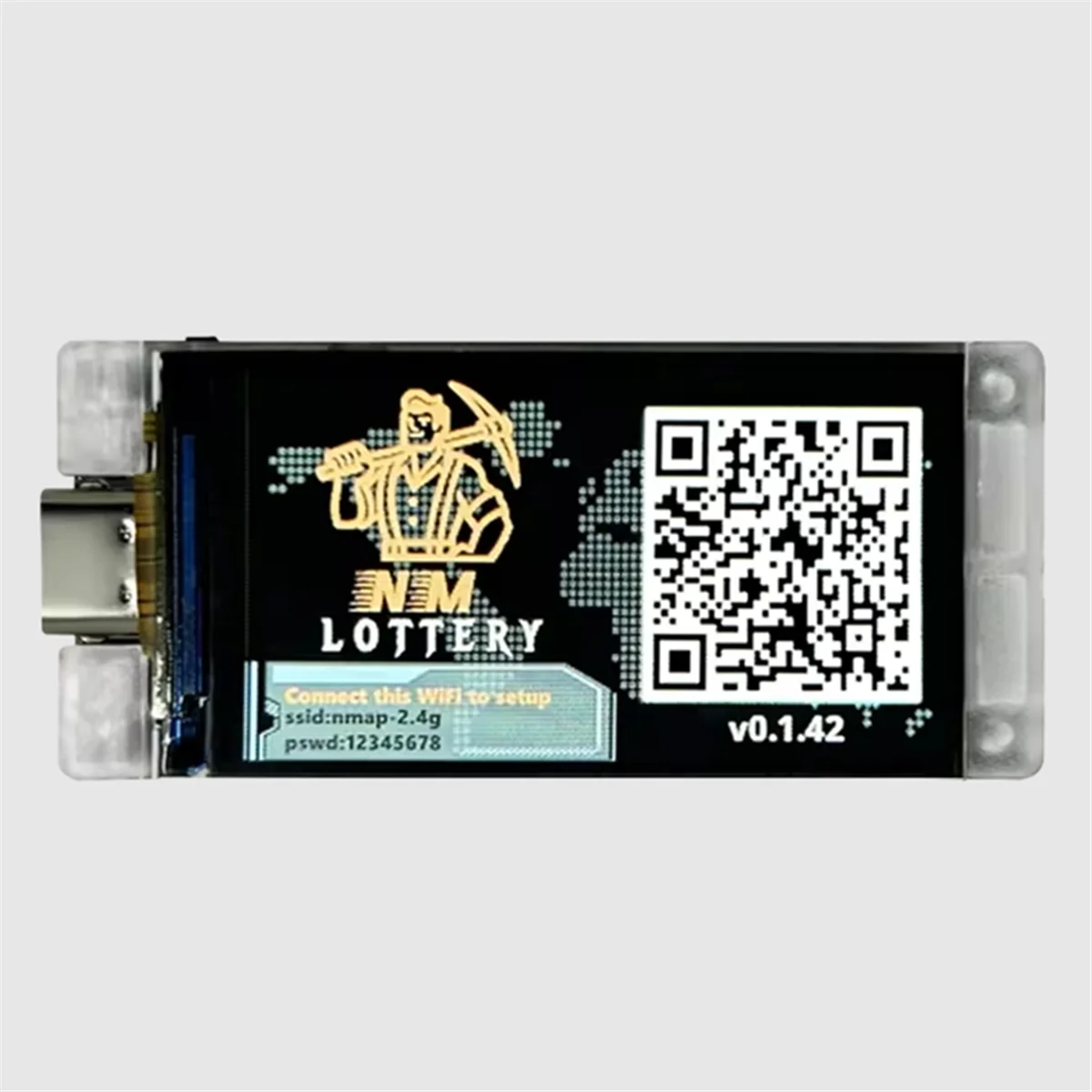 Bitco nerd Miner BTC CRYPTO solotery/s HelTec Vision 117KH Master การใช้ T190การเชื่อมต่อ WIFI