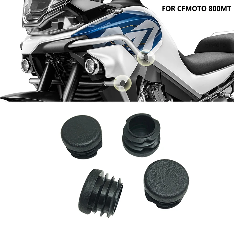 4 pçs para cfmoto 800mt mt800 800 mt cf800mt acessórios da motocicleta quadro buraco capa tampas plug quadro decorativo conjunto
