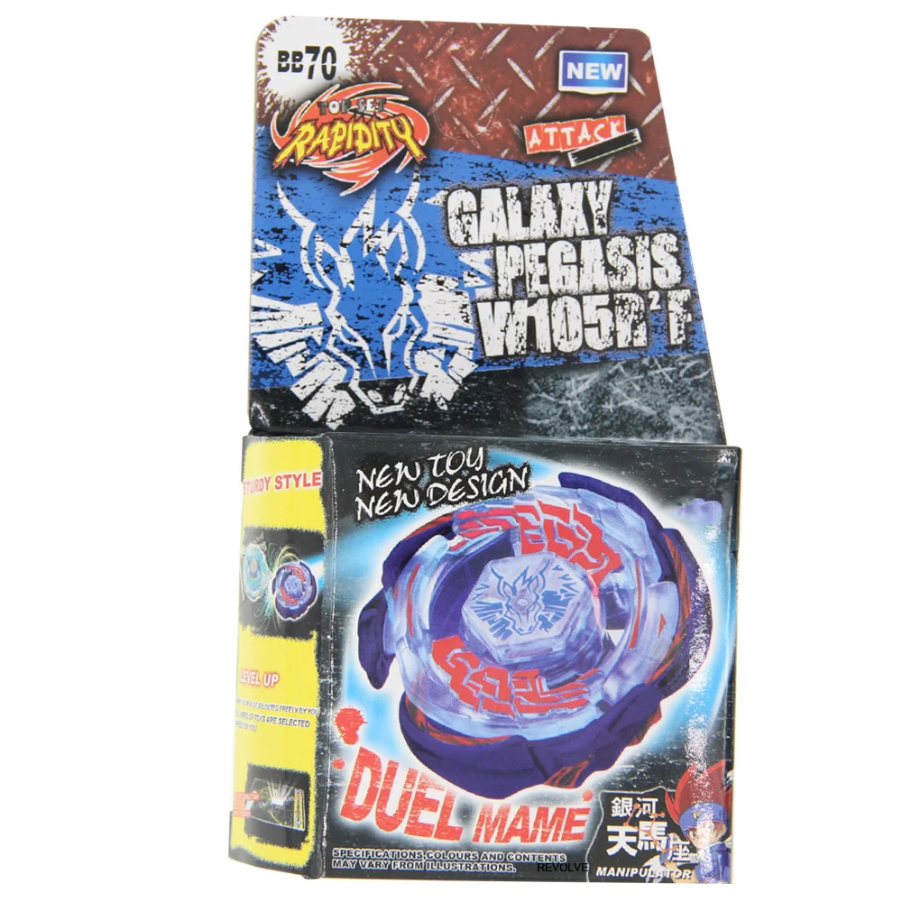 BURST SPINNING TOP Metal Fusion METAL FUSION BB70 GALAXY PEGASIS PEGASUS W105R2F 4D Система DropShipping