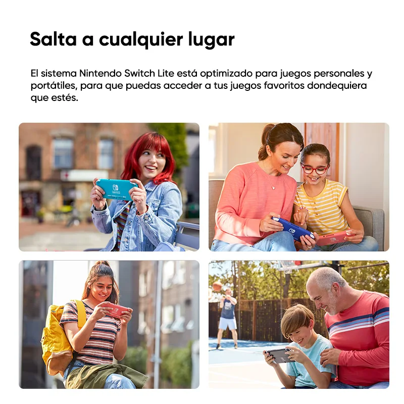 Nintendo Switch Lite Console di gioco portatile Nintendo Switch Archiviazione interna 32G Touch screen LCD da 5,5 pollici Bluetooth 4.1 Coral