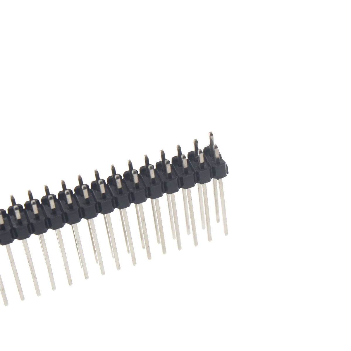 20/10/5/2PCS 1x40 2x40 Pin 2.54 mm Right Angle Single double Row Pin Header Male 90 degrees Needle Connector 2.54mm 1*40 2*40