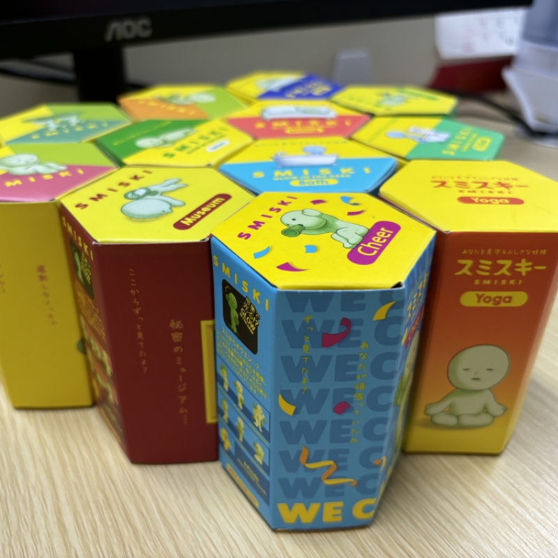 SMISKI Multiple Series Noctilucent Green Doll Blind Mystery Box Action Figures Decoration Desktop Model Toy For Surprise Gift