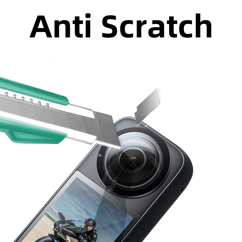 Lens Guards Protector for Insta360 X3 Anti-Scratch Premiun Protective Cap With Adhesive Sticker Action Camera Accessories
