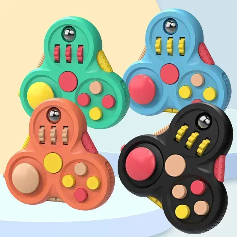 Roterende Magic Bean Volwassen Antistress Fidget Speelgoed Autisme ADHD Stress Vingertop Speelgoed Voor Kinderen Fidget Pad