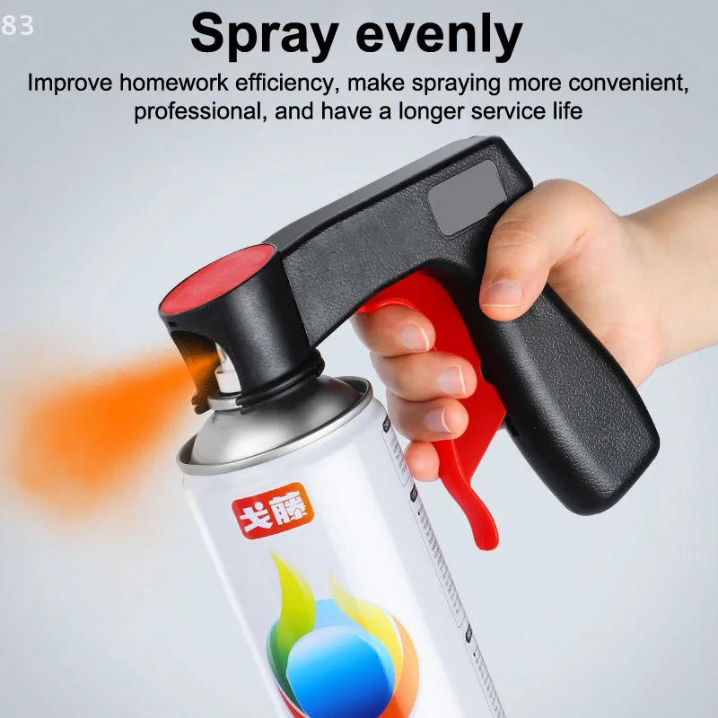 1 Pcs Plastic Portable Spray Paint Handle, Universal Reusable Car Color Changing Film Pasting Self Spraying Hand Spray Gun