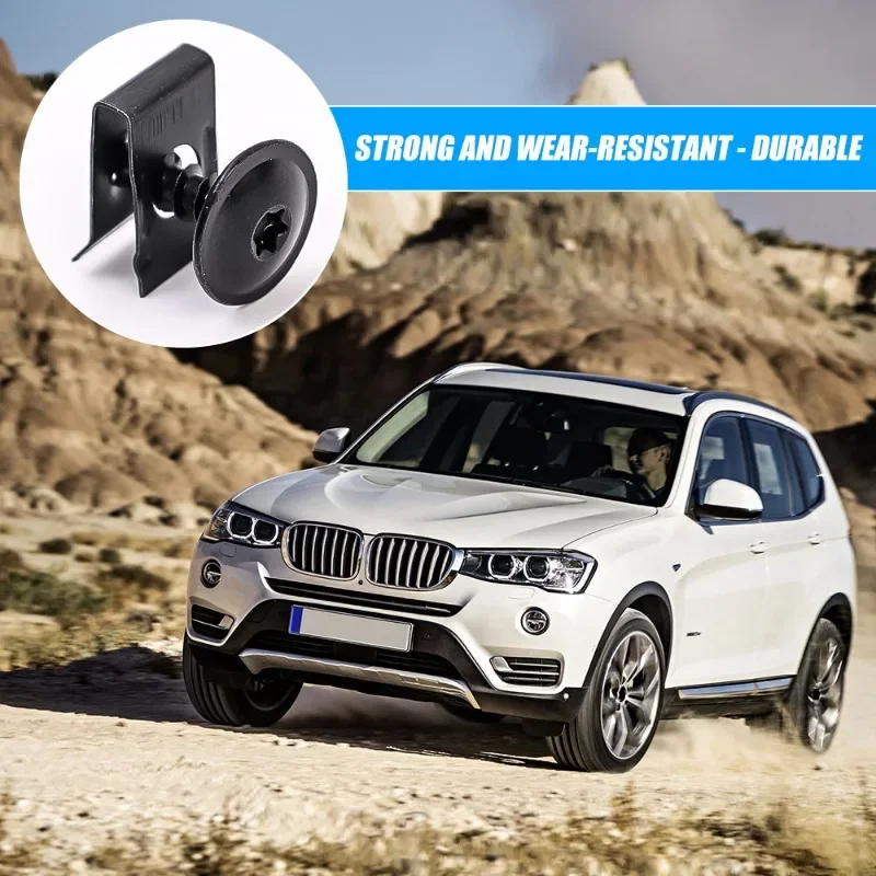 Sujetadores de tornillos autorroscantes para coche, espaciadores en forma de U de Metal, Kit de tornillos autorroscantes, accesorios de modificación para motocicleta y coche