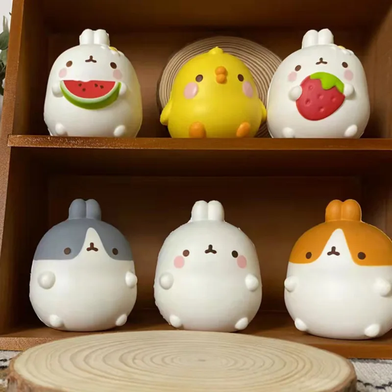 ใหม่ผู้ใหญ่เด็กน่ารัก Chick กระต่ายสตรอเบอร์รี่จัมโบ้ Squishy Kawaii สัตว์ช้า Rising Stress Ball Fidget ของเล่นบีบอาหารของเล่น