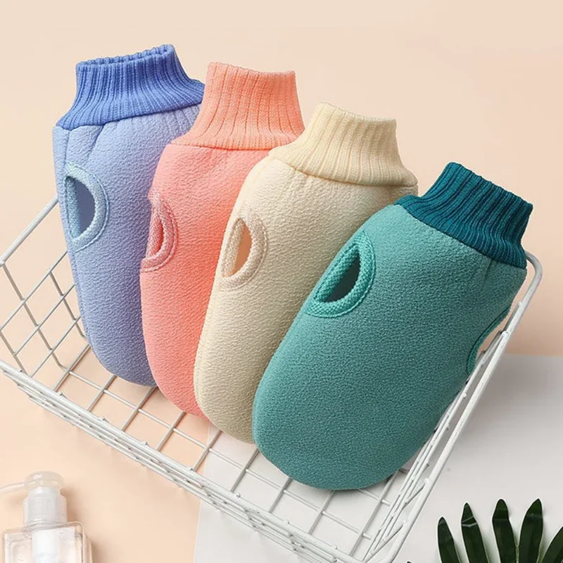 1pc Bad für Peeling SPA Peeling Dusche Pinsel Körper Reinigung Peeling Mitt Reiben Abgestorbene Haut Handschuhe Dusche Handtuch schaum Körper Massage