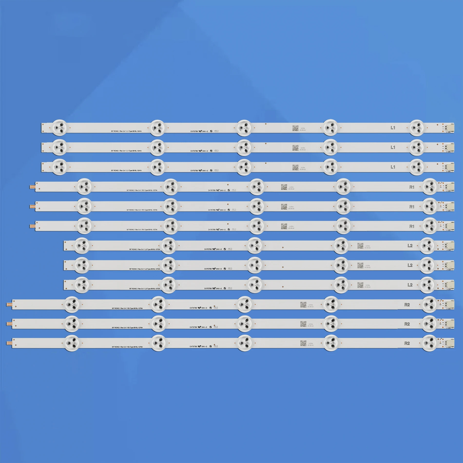 12pcs LED Strip 50LA613 50LN577 50LN613V 50LN5100-UB 6637L-0021A 50L4353D 50L2333D 50L4333D 50LN5600 50LN5200 50LA6200 50LN5710