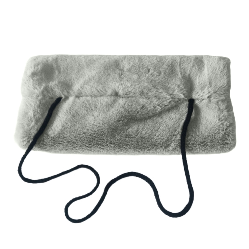 Winter Warm Plush Hand Muff Adult Unisex Cold Weather Hand Warmers with Pocket