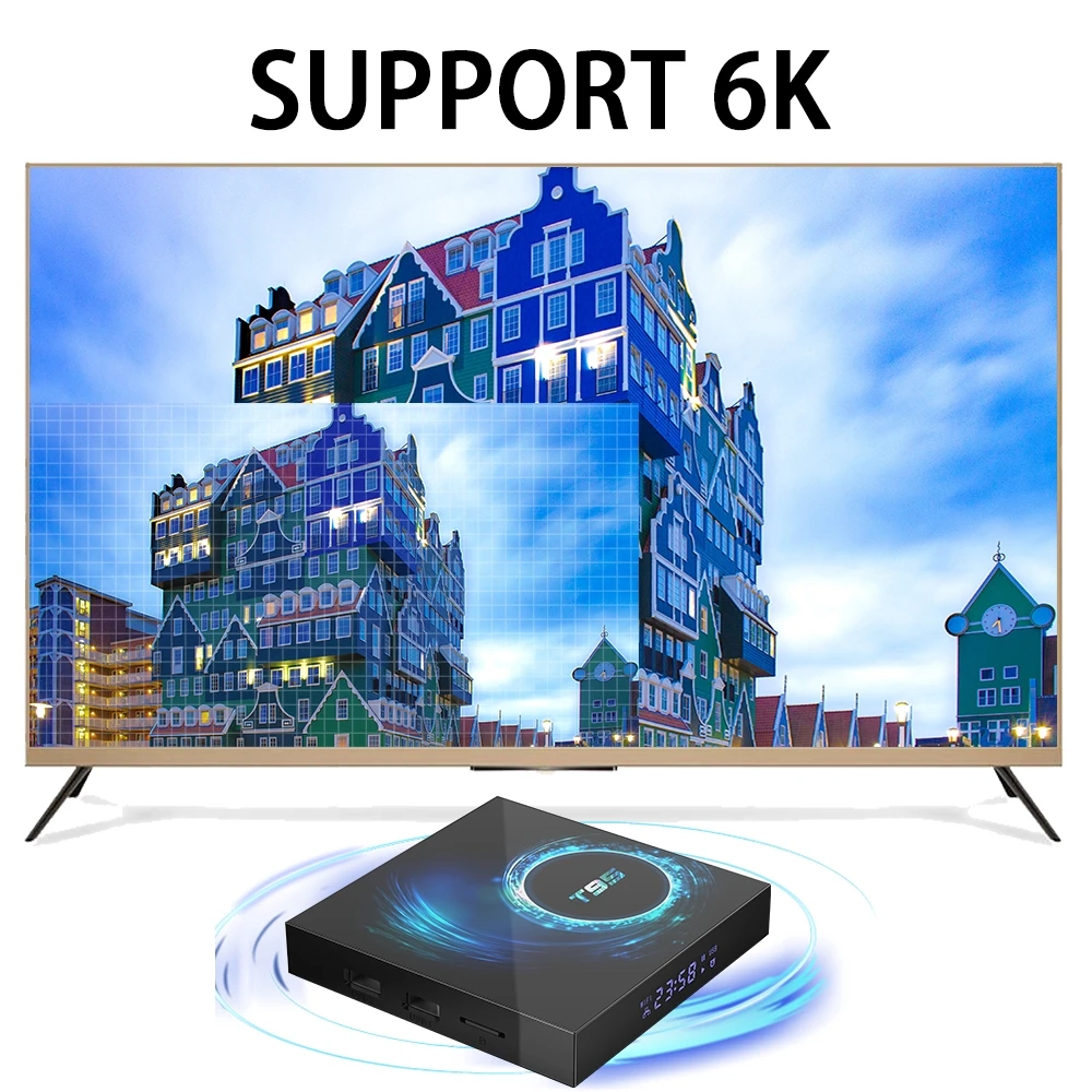 Best Smart TV box Android IPTV Box 1G 8GB 2G 16GB H.265 Media player 2.4G Wifi S905 Play M3u 4K Ultra HD PC