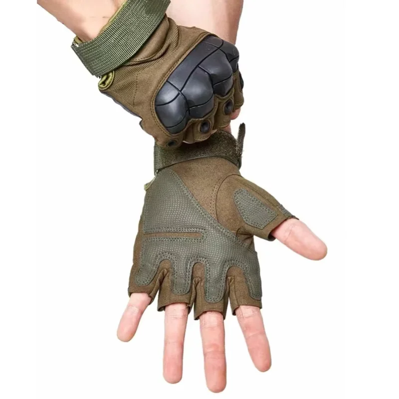 Outdoor Fingerlose Handschuhe Harte Knuckle Paintball Airsoft Jagd Kampf Reiten Wandern Halbfinger Handschuhe