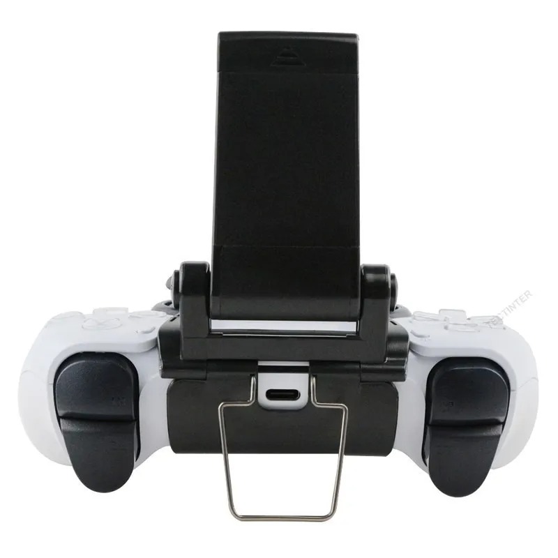 Para controlador ps5 gamepad suporte do telefone celular inteligente aperto suporte de montagem terno para ps5 acessórios com largura ajustável