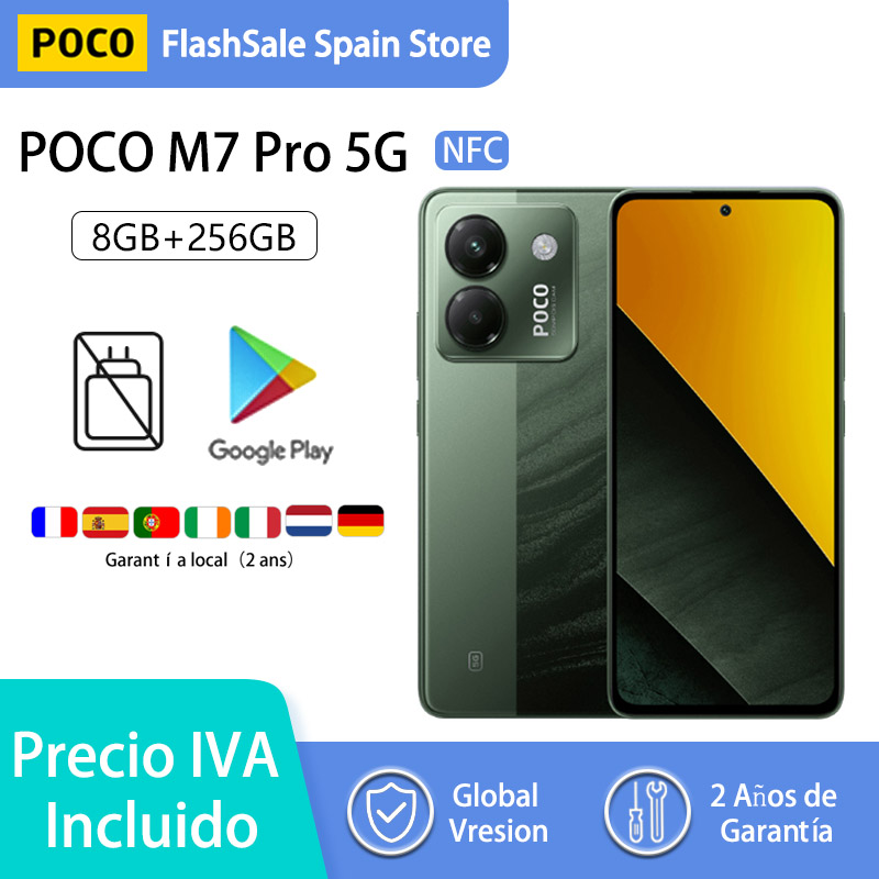 【Weltpremiere】POCO M7 Pro 5G Global Version Dimensity 7025-Ultra 120 Hz FHD+ Eye-Care AMOLED Display 50 MP Kamera mit OIS NFC