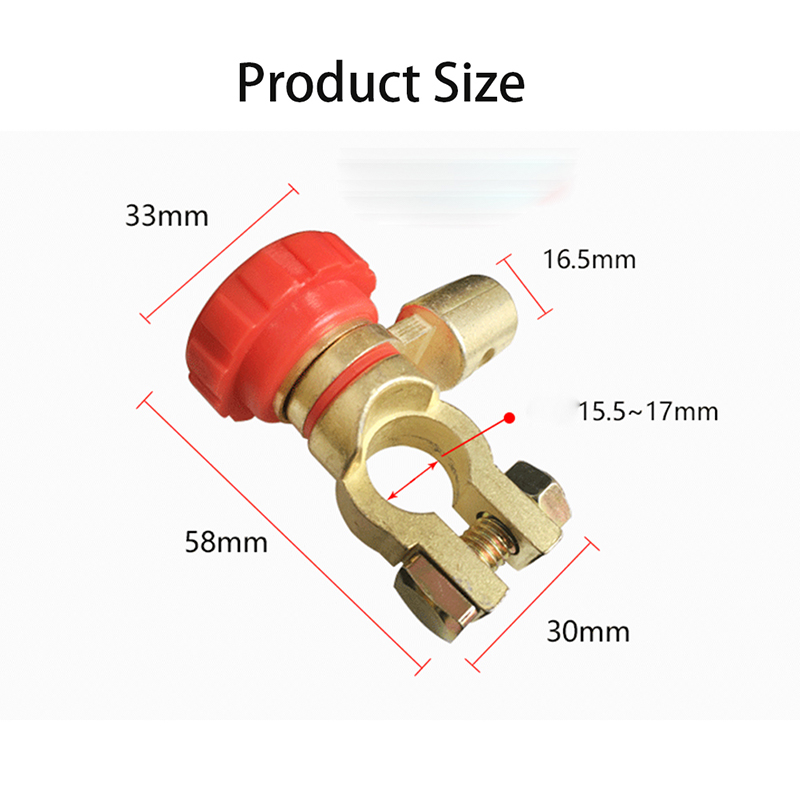 Car battery terminal switch quick disconnect isolator truck parts auto parts battery disconnect